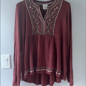 SOLD! 🌺 NWT - Knox Rose Women’s Long Sleeve Top